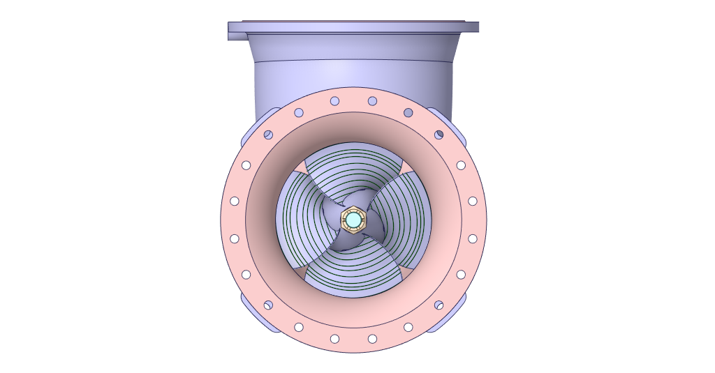 泵三维模型22:轴流泵